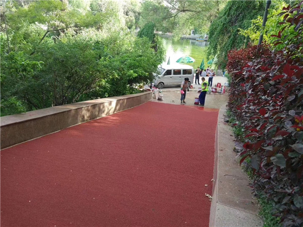 玉溪彩色路面施工